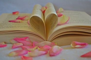 Heart-shaped book